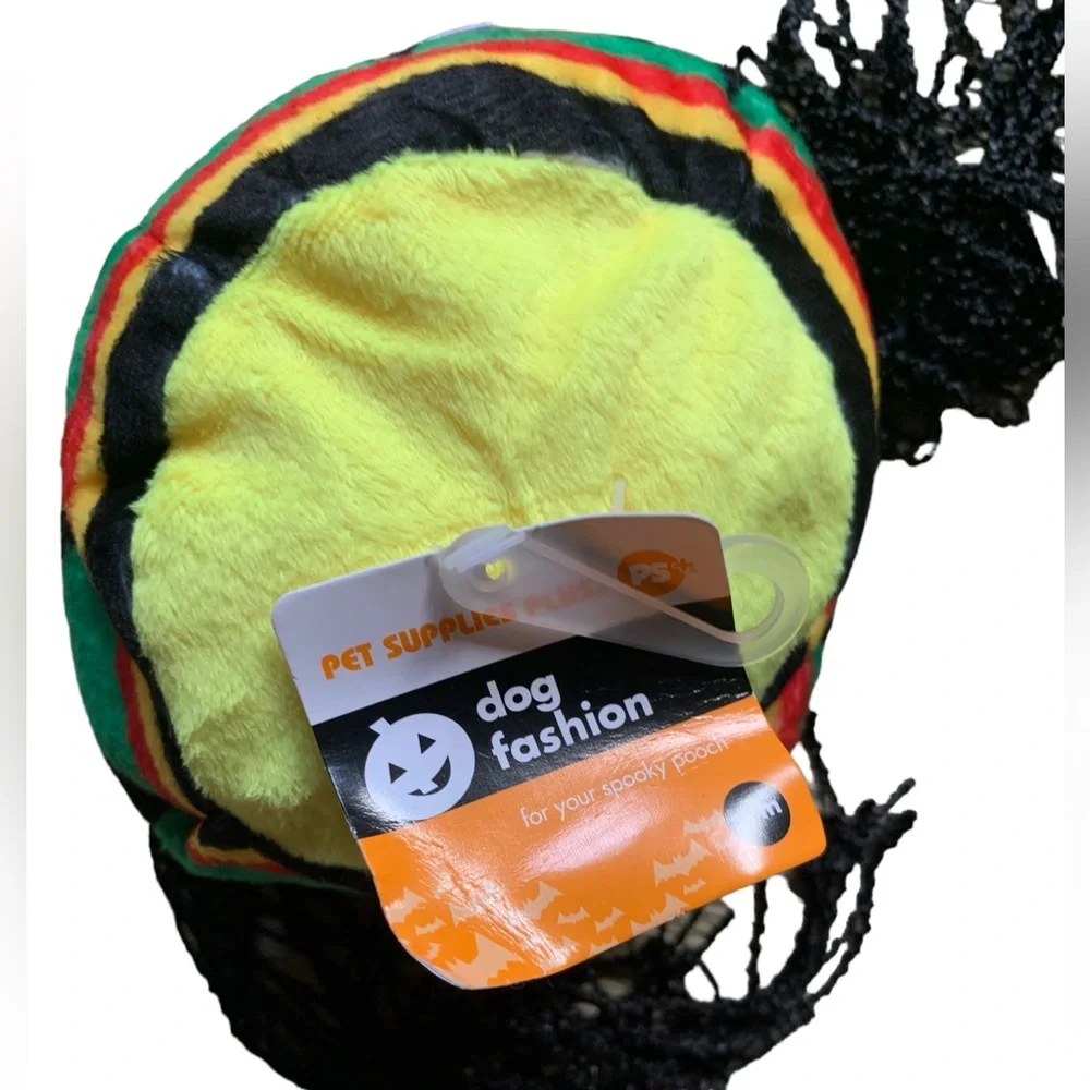 Pet Supplies Plus Rasta Dreadlocks Hat Dog Color Multi Size L/XL